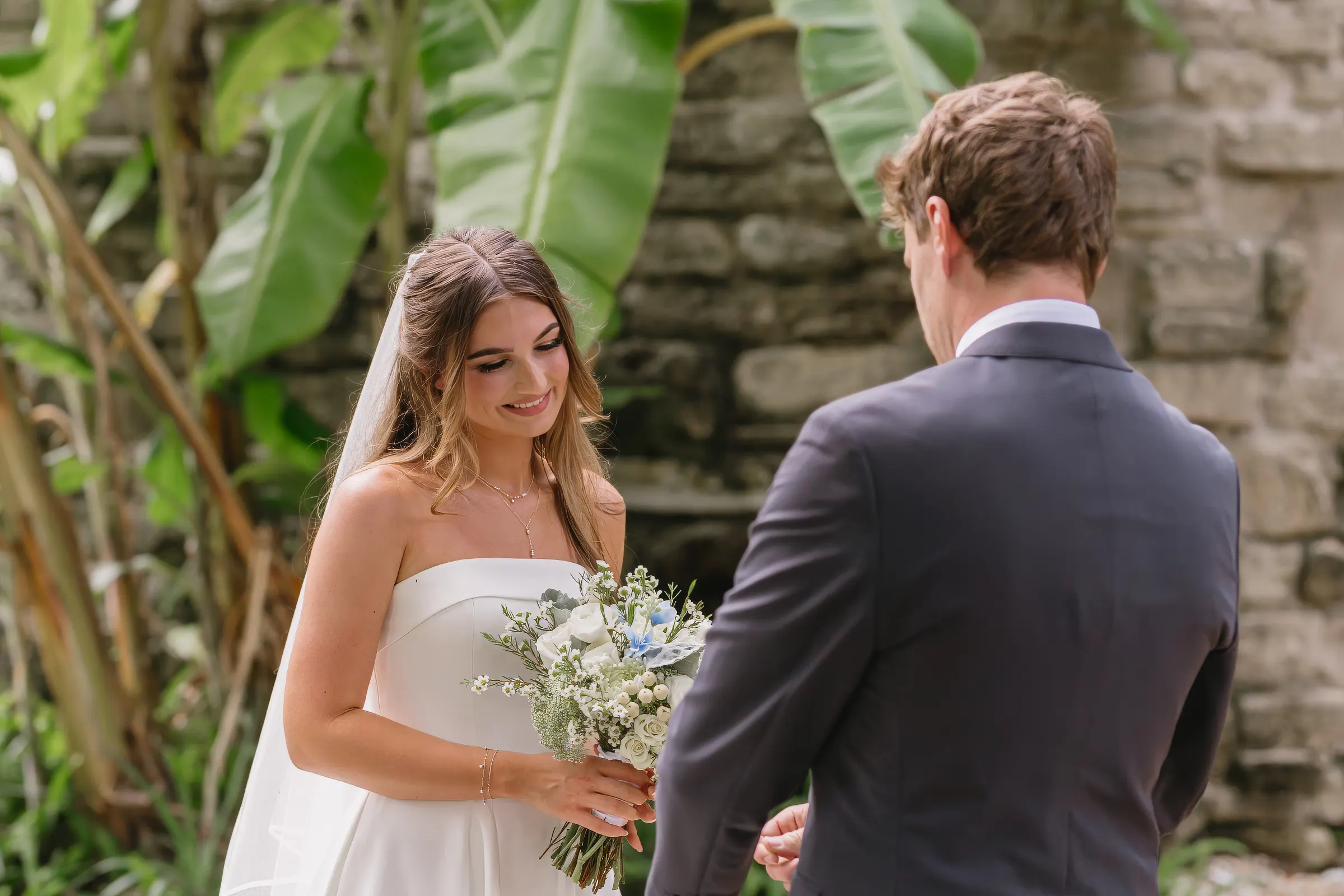 First Look — Elisabeth & Cody wedding, Dallas–Fort Worth
