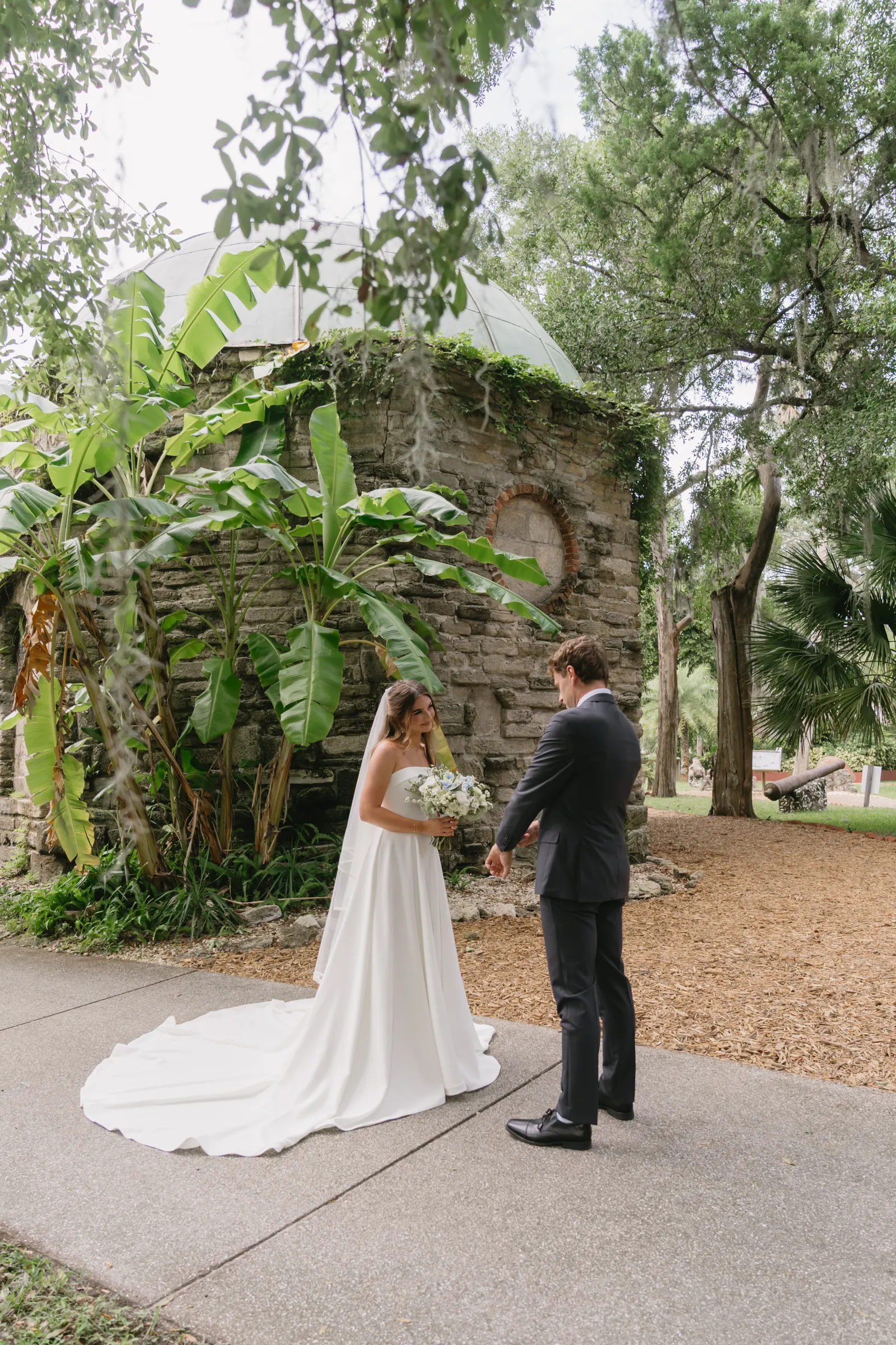 First Look — Elisabeth & Cody wedding, Dallas–Fort Worth