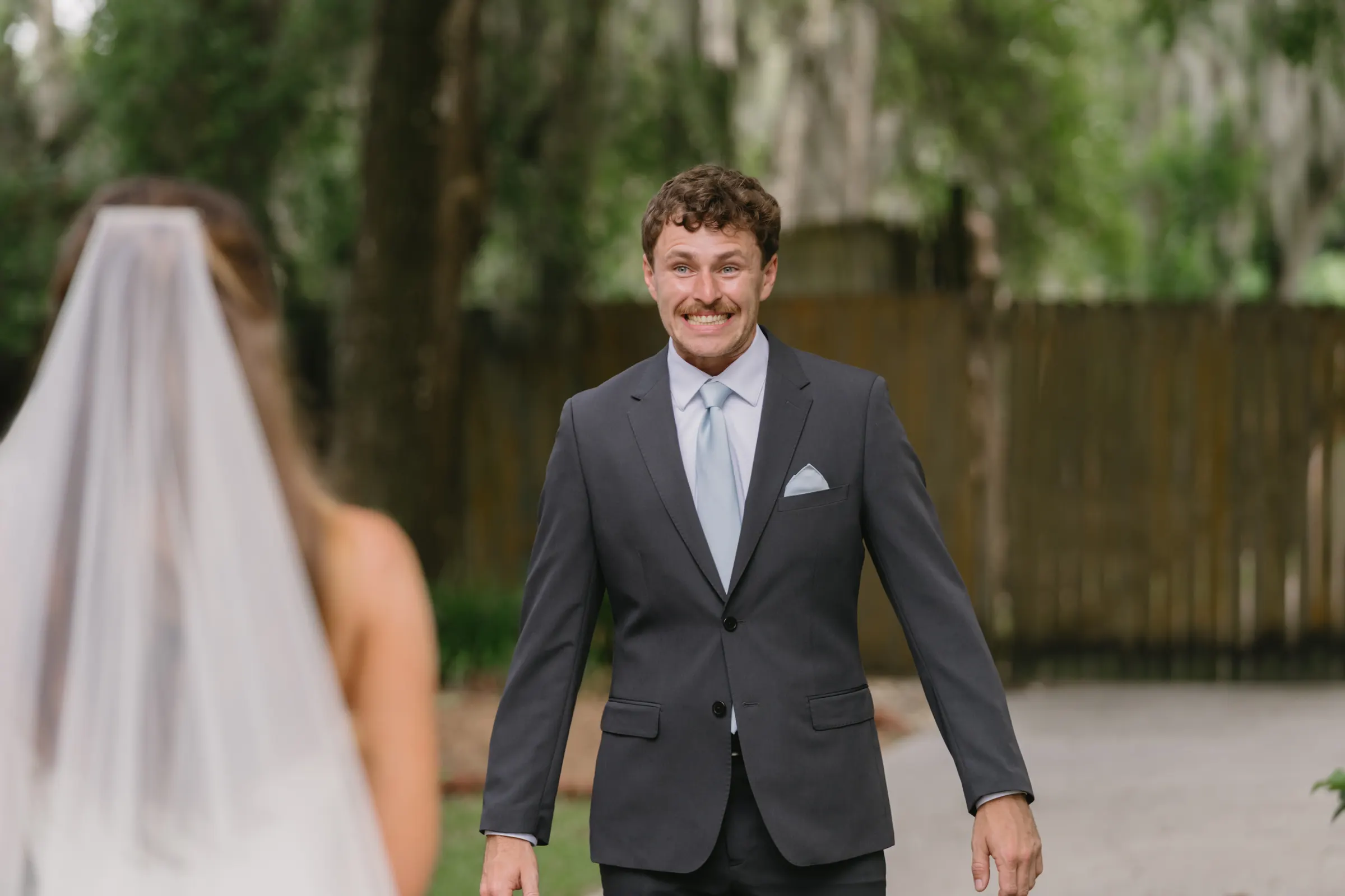 First Look — Elisabeth & Cody wedding, Dallas–Fort Worth