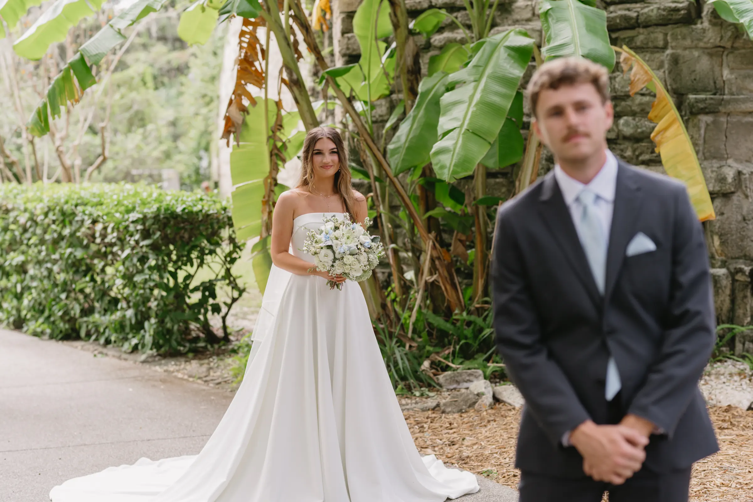 First Look — Elisabeth & Cody wedding, Dallas–Fort Worth