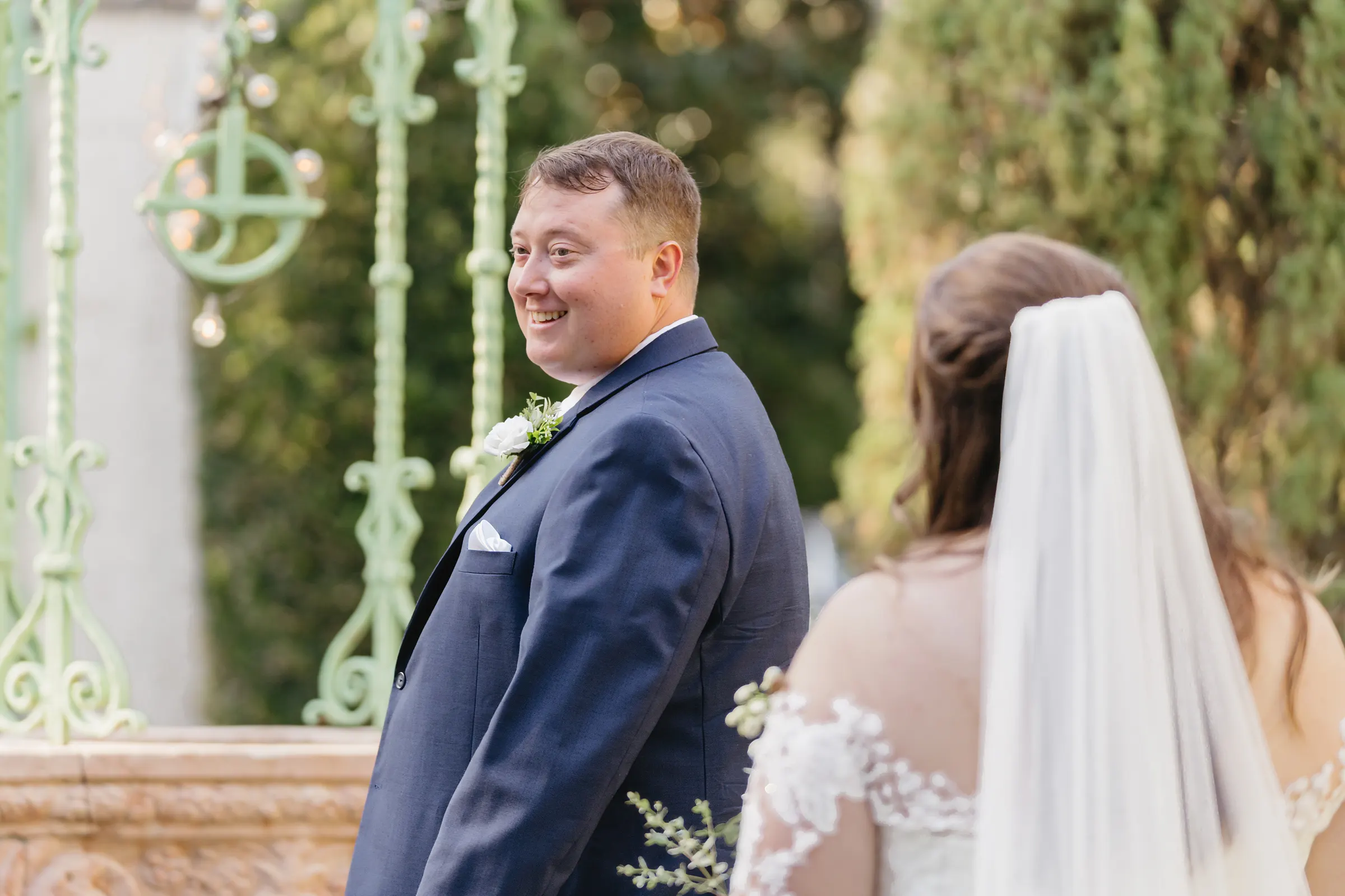 First Look — Kara & Jarrod wedding, Dallas–Fort Worth