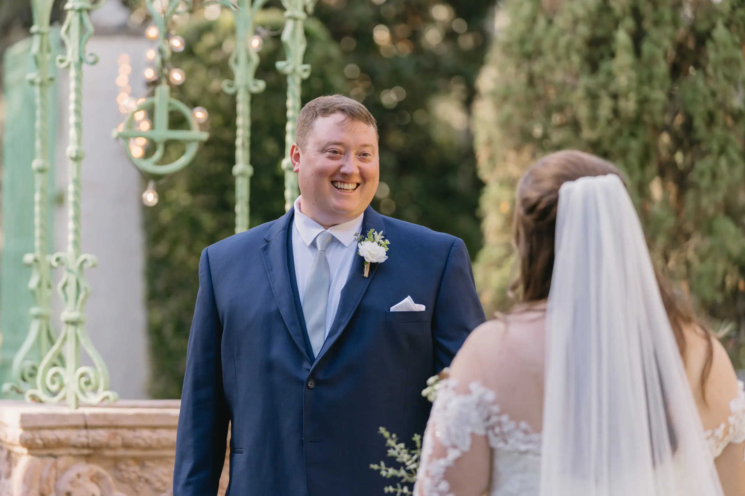 First Look — Kara & Jarrod wedding, Dallas–Fort Worth