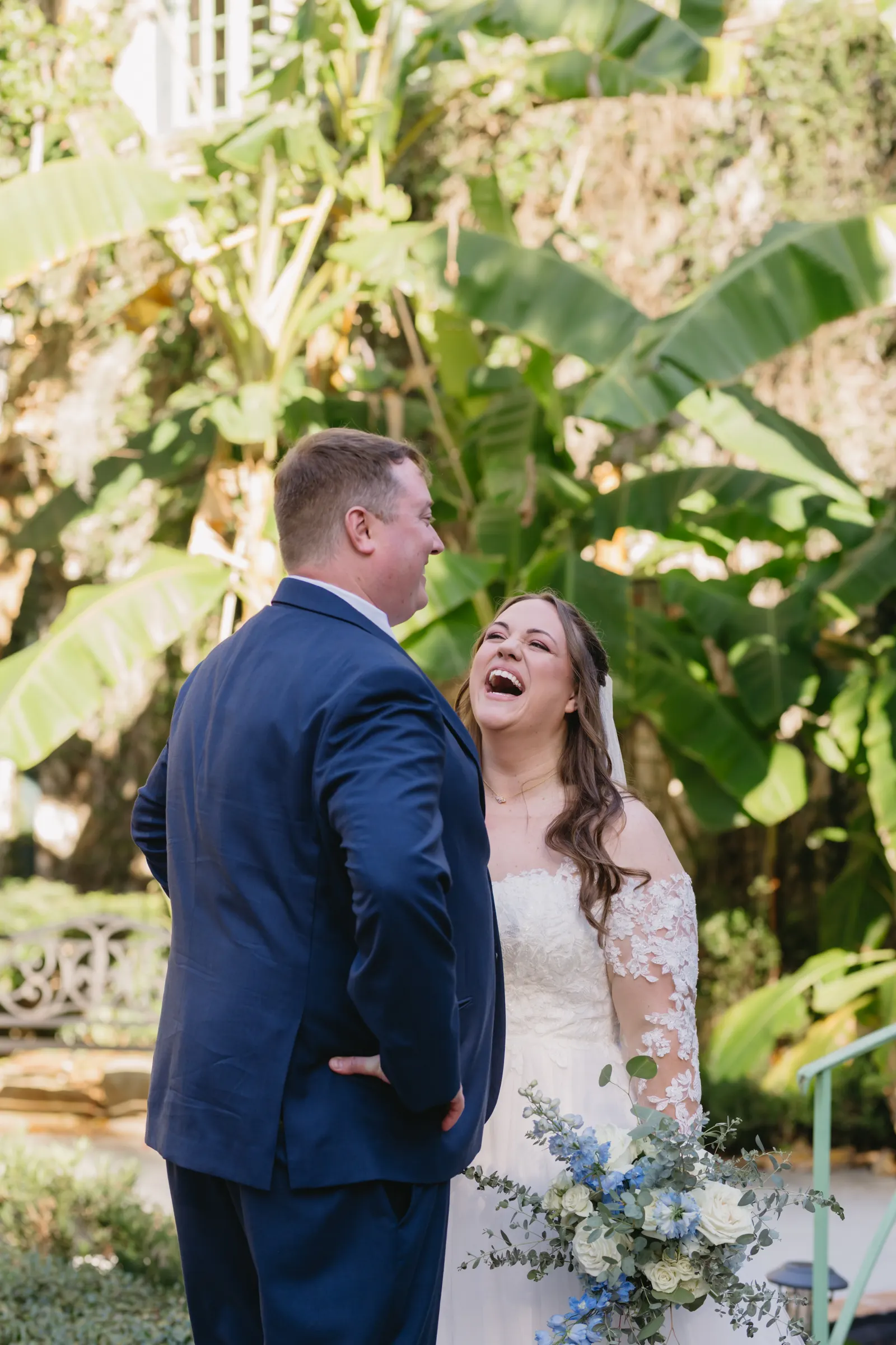 First Look — Kara & Jarrod wedding, Dallas–Fort Worth