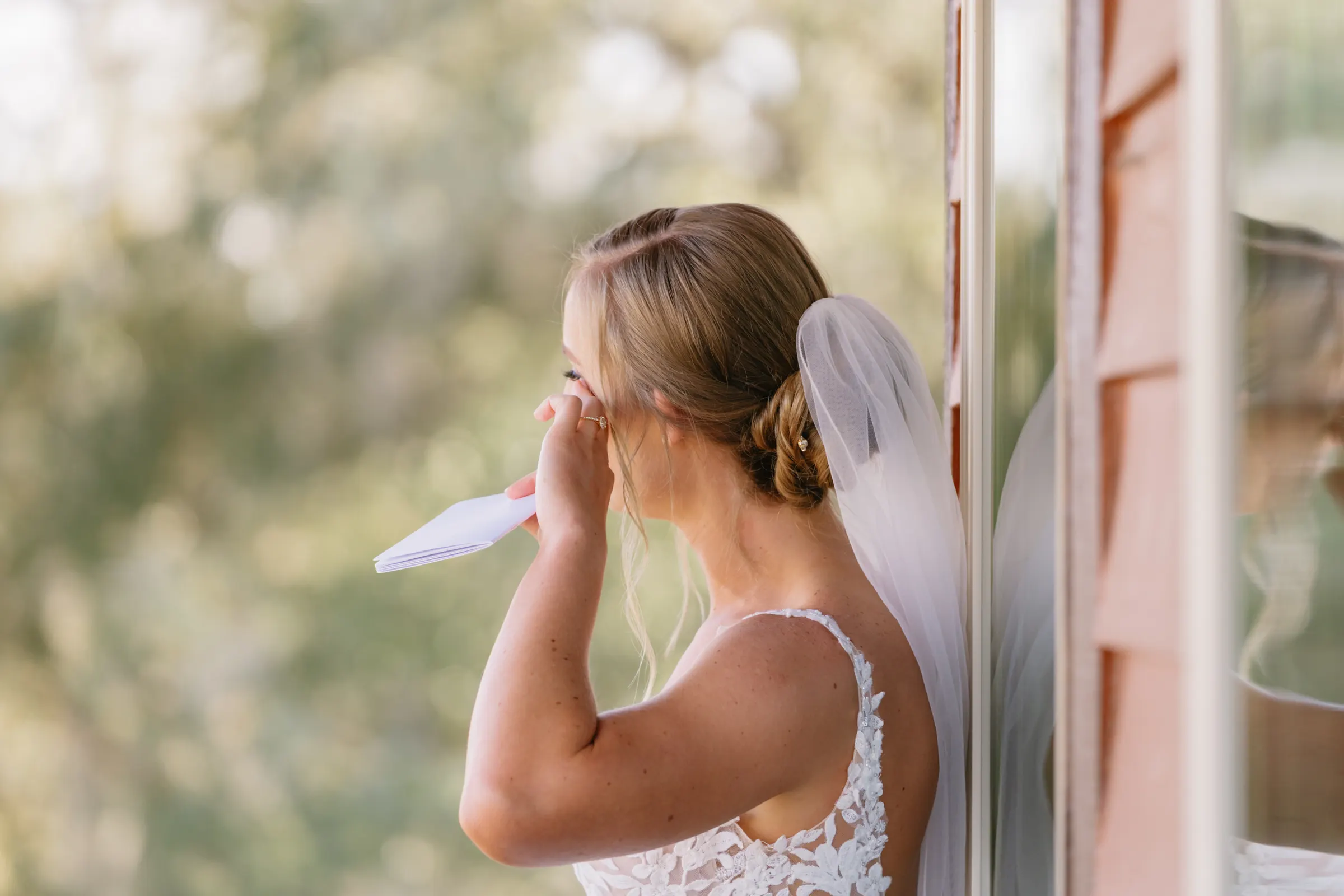 First Look — Miranda & Cody wedding, Dallas–Fort Worth