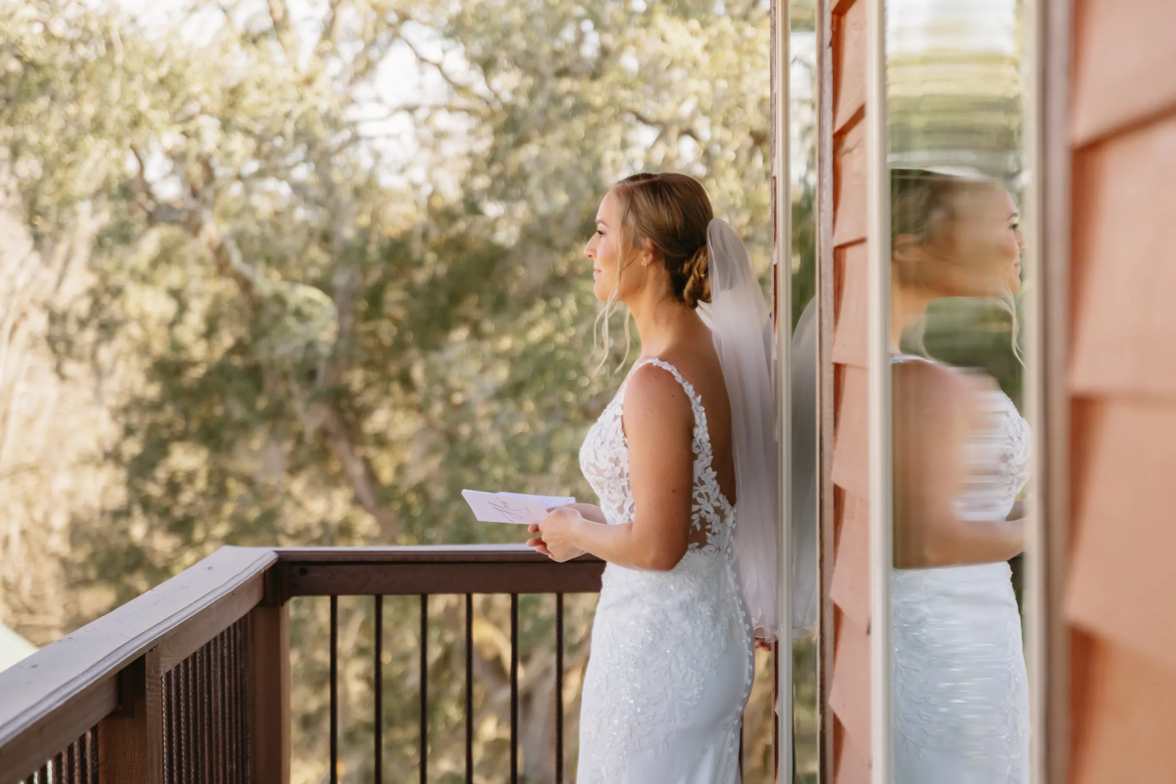 First Look — Miranda & Cody wedding, Dallas–Fort Worth