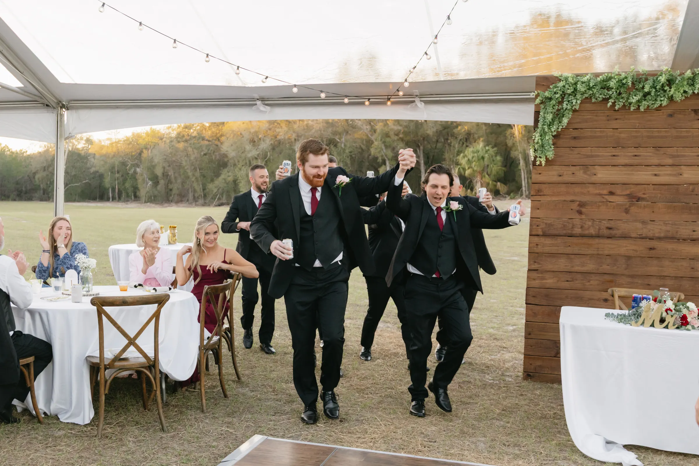 Reception — Miranda & Cody wedding, Dallas–Fort Worth